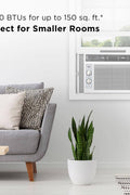 5000 BTU Window Air Conditioner, 150 sq. ft., Easy - to - Use, Reusable Filter, Compact Design - with | Sold by Uncle Wiener's Wholesale