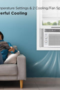 5000 BTU Window Air Conditioner, 150 sq. ft., Easy - to - Use, Reusable Filter, Compact Design - with | Sold by Uncle Wiener's Wholesale
