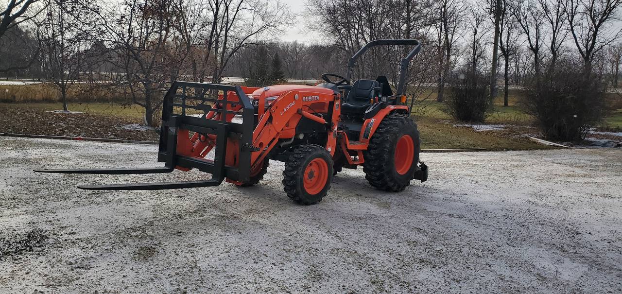5,000 lb Heavy - Duty Skid Steer Pallet Forks | Universal Quick Attach - SKID STEER ATTACHMENT with FRAME ONLY | Sold by Uncle Wiener's Wholesale