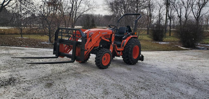 5,000 lb Heavy - Duty Skid Steer Pallet Forks | Universal Quick Attach - SKID STEER ATTACHMENT with FRAME ONLY | Sold by Uncle Wiener's Wholesale