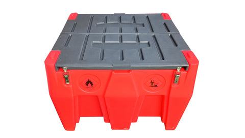 500L Portable Fuel Tank – Diesel & Gas Use, 12V Explosion - Proof Pump, Auto Nozzle, Digital Flow Meter DTK500Q - with | Sold by Uncle Wiener's Wholesale