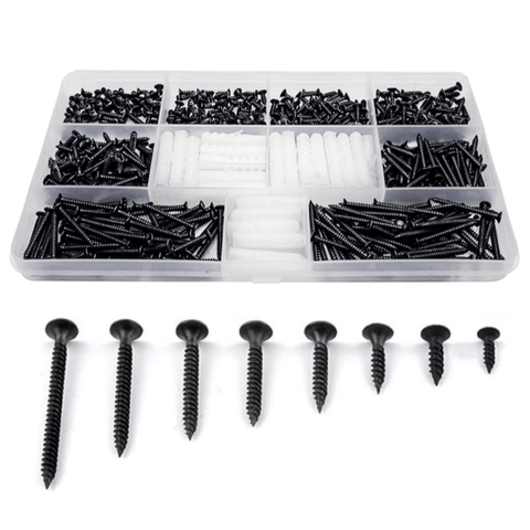 500pcs Self - Tapping Screw Kit Metal Expansion Assortment Box FS011076 - with | Sold by Uncle Wiener's Wholesale