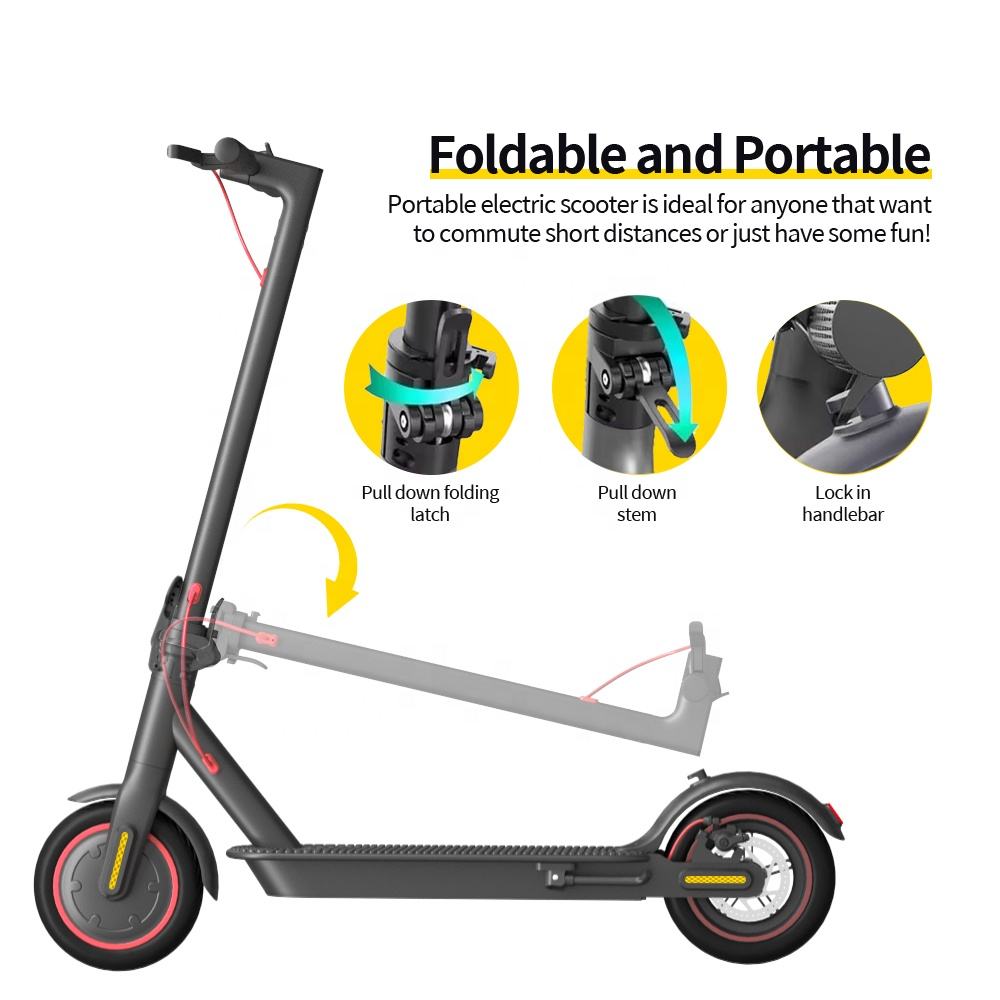500W Electric Scooter 10 in Tires 36V 7.8Ah Battery 25 km/h Max Speed ES500W - Automotive Tires with | Sold by Uncle Wiener's Wholesale