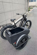 500W Jet Black Electric Sidecar Bike with Aluminum‑Alloy Frame 039912 - with | Sold by Uncle Wiener's Wholesale