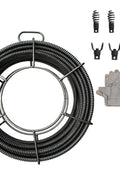 50FT x 1/2" Solid Core Sewer Cable – Heavy Duty Drain Cleaning Cable with 4 Cutters – SCC05012 - with | Sold by Uncle Wiener's Wholesale