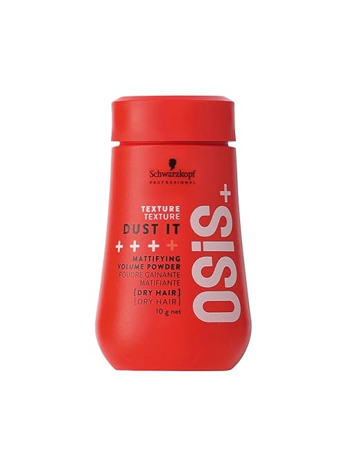 OSiS+ Dust It Mattifying Volume Powder – Lightweight Hair Texturizing Powder, 10 g