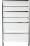 2-drawer rolling cart organizer front view
12-drawer storage trolley side angle
caster wheel for mobile cart
drawer organizer with supplies
rolling cart used in home office or studio