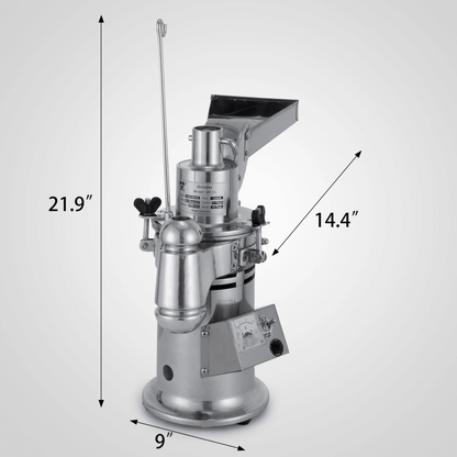 DF-15 15kg Automatic Herb Grinder Hammer Mill Pulverizer for Industrial Spice Grinding