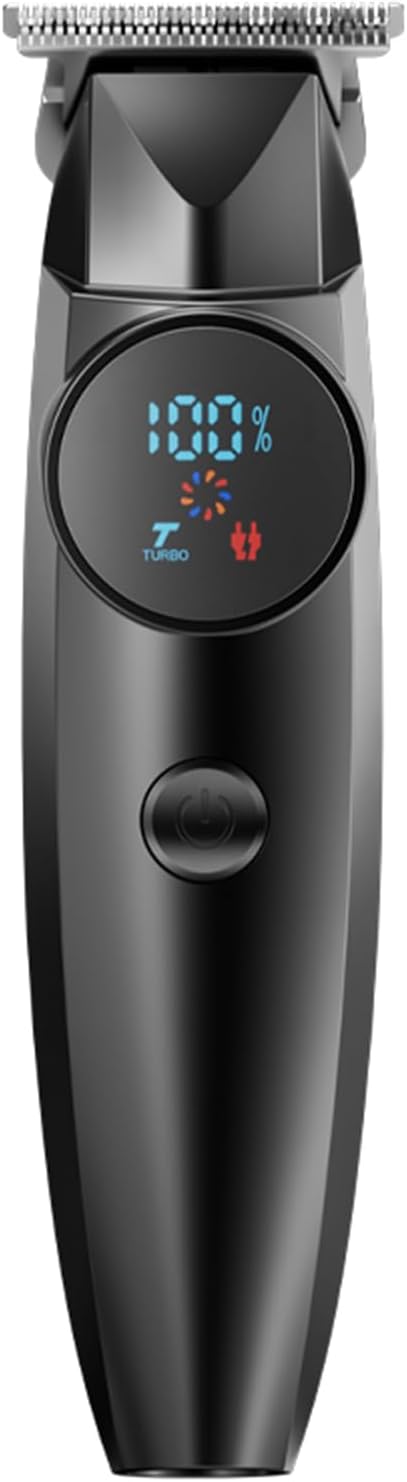 RDRVA Men’s Body & Groin Hair Trimmer – Waterproof Cordless Rechargeable Groomer with Ceramic Blade, LED Display & 6 Guide Combs,