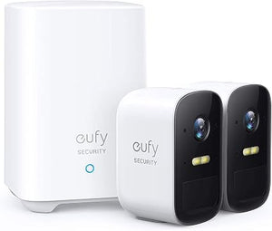 Eufy Security Eufy Cam 2C Wireless Home Security Camera System – 2-Camera 1080p HD Kit with HomeBase, Night Vision, IP67 & 180-Day Battery Life