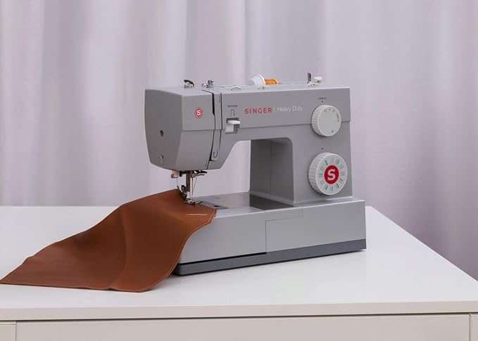 SINGER Heavy Duty 4423 Sewing Machine – 97 Stitch Applications, Built-In Needle Threader, 1-Step Buttonhole & Heavy-Duty Metal Frame