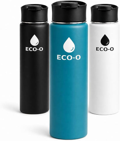 ECO-O 500ml Insulated Stainless Steel Water Bottle – 24-Hour Cold, 12-Hour Hot, Leak-Proof BPA-Free Thermal Bottle