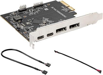 MSI THUNDERBOLTM4 8K Thunderbolt 4 PCIe Expansion Card – Dual USB-C Ports, 40Gbps, 8K Display Support