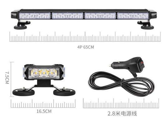 54 LED Amber Emergency Strobe Light Magnetic Mount Vehicle Warning Beacon 5954LED - with | Sold by Uncle Wiener's Wholesale