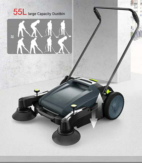 New 55L Automatic Floor Sweeper – High Efficiency 3.28 ft Cleaning Width | SKU: 66S12