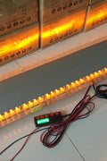 Amber LED emergency strobe light bar for trucks
Side view of 55" roof-mount amber light bar
Emergency LED light bar with mounting brackets
Close-up of Gen III amber LEDs in strobe bar
Full-length light bar mounted on vehicle roof