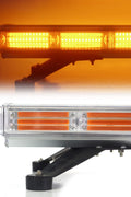 Amber LED emergency strobe light bar for trucks
Side view of 55" roof-mount amber light bar
Emergency LED light bar with mounting brackets
Close-up of Gen III amber LEDs in strobe bar
Full-length light bar mounted on vehicle roof