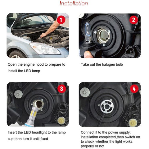 New LOYO H11 H8 H9 LED Headlight Light Kit 80W LYL4H11