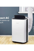 5,500 BTU Portable Air Conditioner HF8CESVWK5 Cools 350 Sq. Ft. with Dehumidifier and Wi - Fi in White - with | Sold by Uncle Wiener's Wholesale