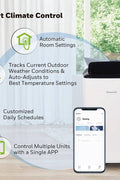 5,500 BTU Portable Air Conditioner HF8CESVWK5 Cools 350 Sq. Ft. with Dehumidifier and Wi - Fi in White - with | Sold by Uncle Wiener's Wholesale