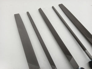 5pc Metal File Set 8" T12 Steel Hand File Kit Workshop Tools T0946