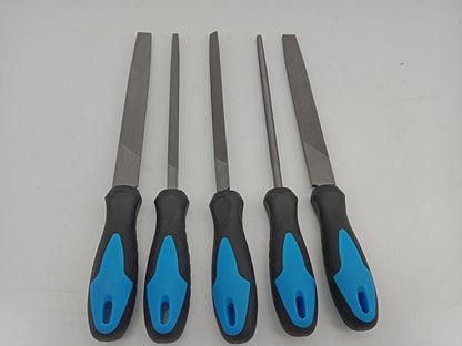 5pc Metal File Set 8" T12 Steel Hand File Kit Workshop Tools T0946 - with | Sold by Uncle Wiener's Wholesale