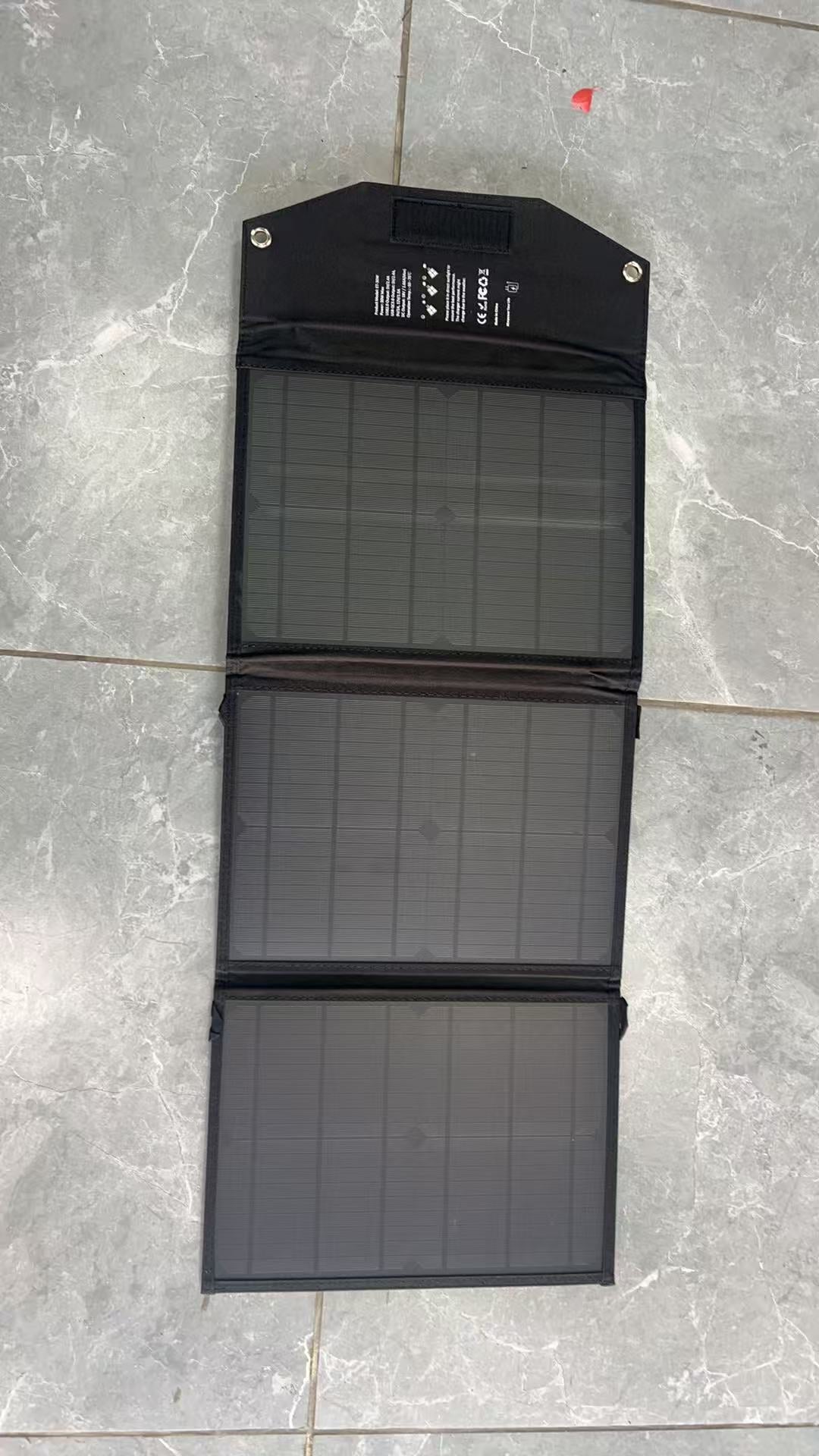 5V 30W Three - Fold Portable Solar Panel Charger for Phones Power Banks Camping SPS30A - with | Sold by Uncle Wiener's Wholesale