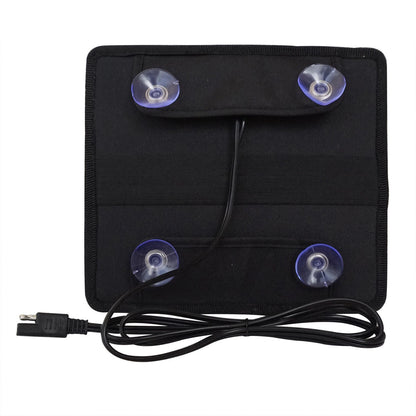 5W 12V Portable Solar Panel Battery Charger – Trickle Maintainer with Alligator Clips & DC Car Adapter for Car, Boat, Motorcycle, RV, Tractor – Includes Suction Cups - with | Sold by Uncle Wiener's Wholesale