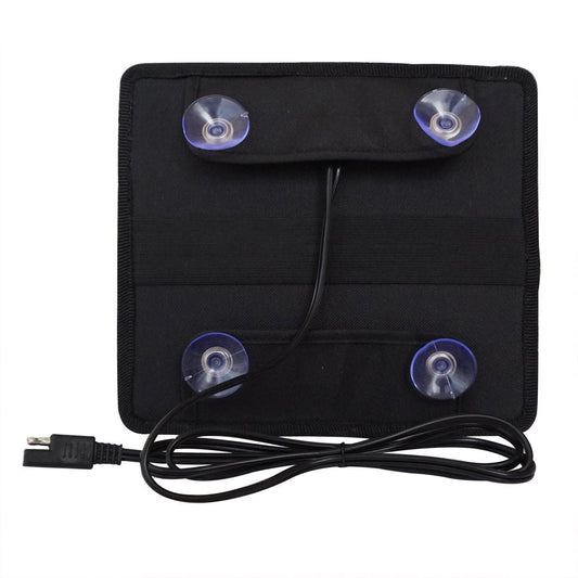 5W 12V Portable Solar Panel Battery Charger – Trickle Maintainer with Alligator Clips & DC Car Adapter for Car, Boat, Motorcycle, RV, Tractor – Includes Suction Cups - with | Sold by Uncle Wiener's Wholesale