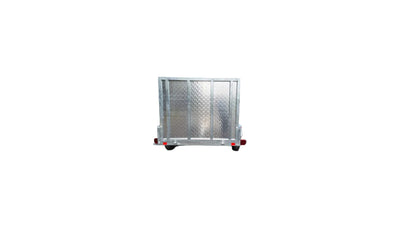 5x8 Galvanized Utility Trailer Tilting Bed Fully Welded Steel Frame LED Lights 96BA - with | Sold by Uncle Wiener's Wholesale