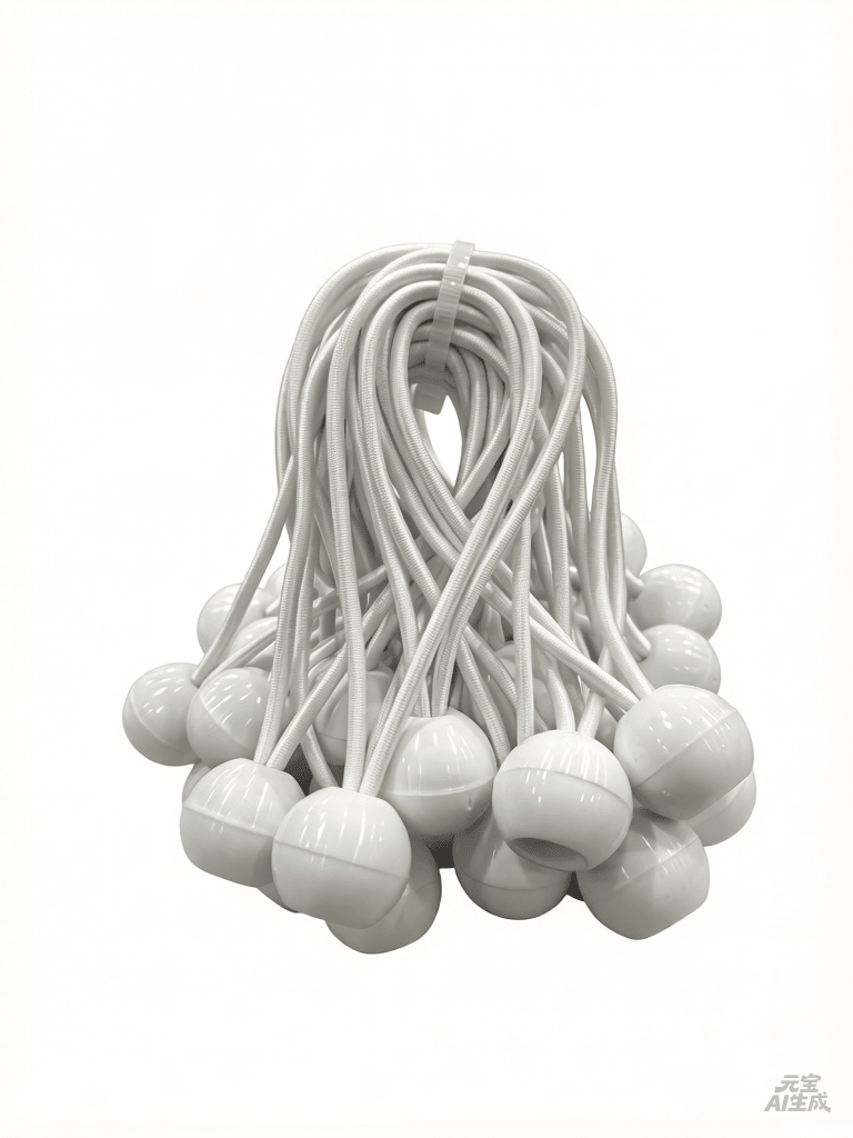 6 , 9 & 11 Bungee Ball Cords – Heavy - Duty Elastic Tie Downs for Tarps, Canopies, Camping & Outdoor Gear – 50 Pack Each - Camping Gear with 6″ White Bungee Cord with Ball – 50 Pack | Sold by Uncle Wiener's Wholesale