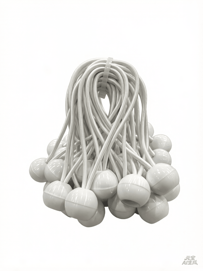 6 , 9 & 11 Bungee Ball Cords – Heavy - Duty Elastic Tie Downs for Tarps, Canopies, Camping & Outdoor Gear – 50 Pack Each - Camping Gear with 6″ White Bungee Cord with Ball – 50 Pack | Sold by Uncle Wiener's Wholesale