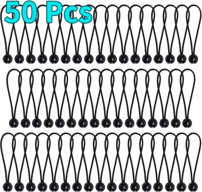6 & 9 Bungee Ball Cords – Heavy - Duty Elastic Tie Downs for Tarps, Canopies, Camping & Outdoor Gear – 50 Pack Each - with 6″ Bungee Cord with Ball – 50 Pack | Sold by Uncle Wiener's Wholesale