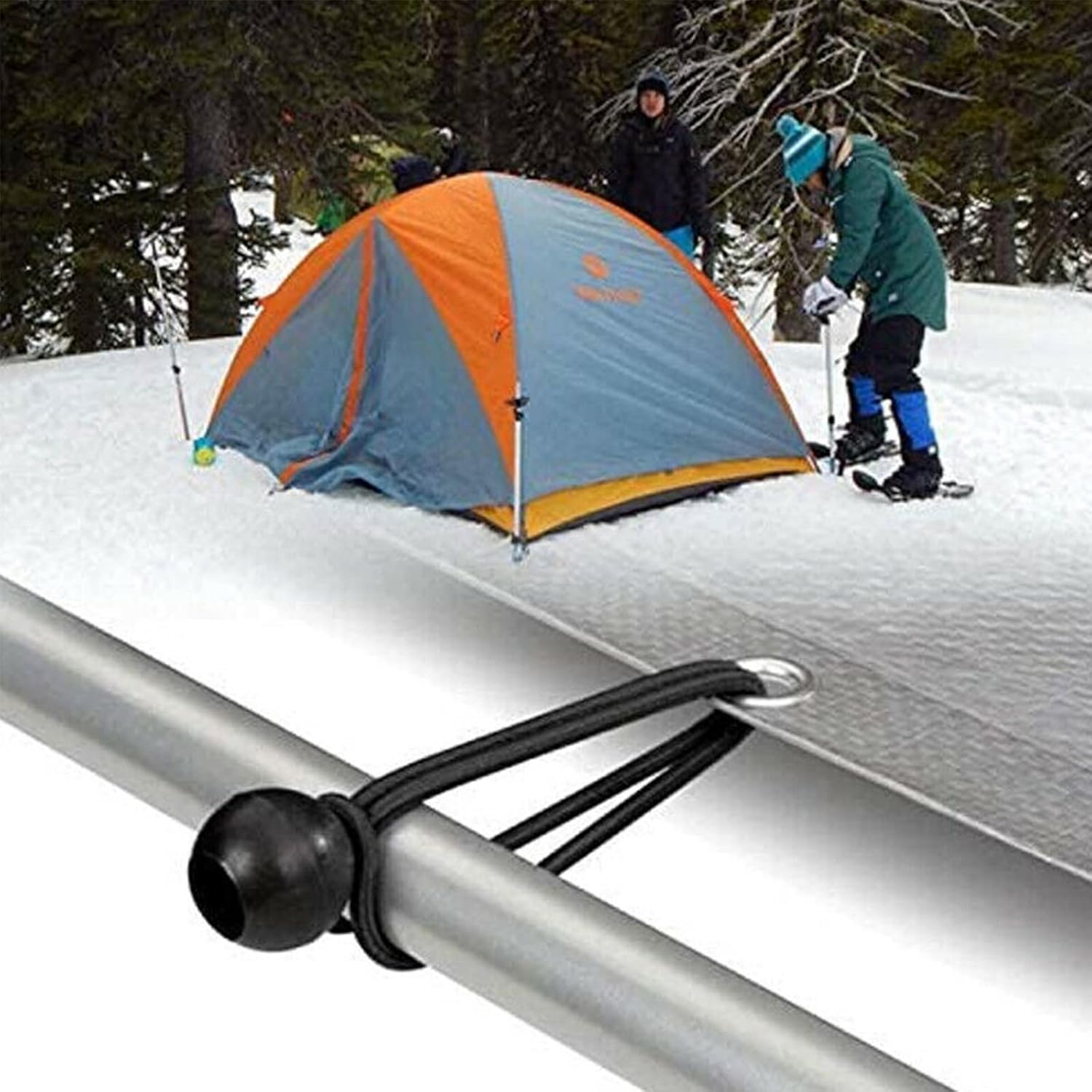 6 & 9 Bungee Ball Cords – Heavy - Duty Elastic Tie Downs for Tarps, Canopies, Camping & Outdoor Gear – 50 Pack Each - with 6″ Bungee Cord with Ball – 50 Pack | Sold by Uncle Wiener's Wholesale