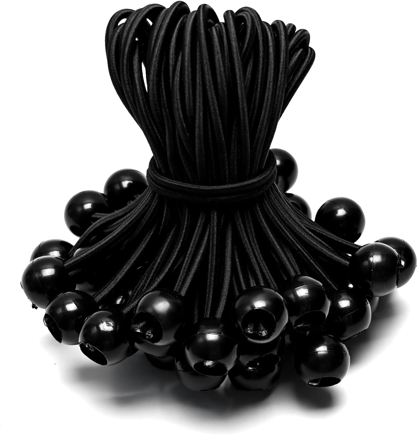 6 & 9 Bungee Ball Cords – Heavy - Duty Elastic Tie Downs for Tarps, Canopies, Camping & Outdoor Gear – 50 Pack Each - with 6″ Bungee Cord with Ball – 50 Pack | Sold by Uncle Wiener's Wholesale