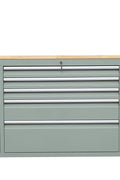 6 FT 15 - Drawer Rolling Tool Workbench with Power Outlets & USB Ports – Heavy - Duty Steel Storage Cabinet - Tool Bench with Olive Green | Sold by Uncle Wiener's Wholesale