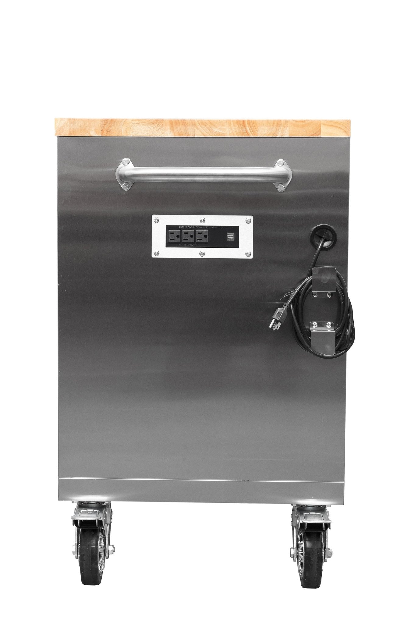 6 FT 17 - Drawer Fatboy Tool Workbench – Heavy - Duty Rolling Bench with Power & USB Ports | Multiple Colors Available - with Stainless Steel | Sold by Uncle Wiener's Wholesale