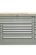 6 FT 17 - Drawer Fatboy Tool Workbench – Heavy - Duty Rolling Bench with Power & USB Ports | Multiple Colors Available - with Stainless Steel | Sold by Uncle Wiener's Wholesale