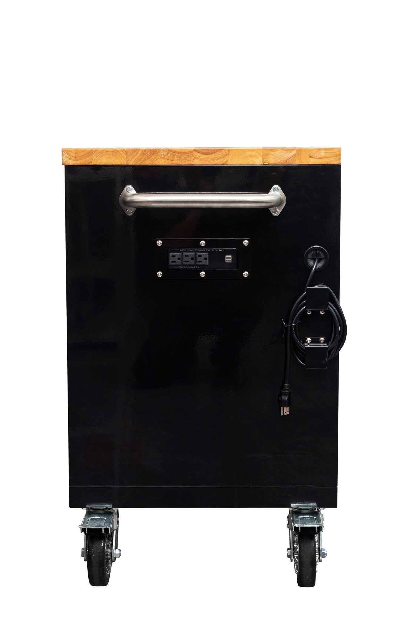 6 FT 17 - Drawer Fatboy Tool Workbench – Heavy - Duty Rolling Bench with Power & USB Ports | Multiple Colors Available - with Black | Sold by Uncle Wiener's Wholesale