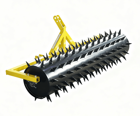 6 FT & 8 FT Tractor Lawn Spike Roller – Heavy - Duty 3 - Point Hitch Aerator Attachment for Soil & Pasture | Models LSBR150 & LSBR180 - with 8 FT Tractor Lawn Spike | Sold by Uncle Wiener's Wholesale