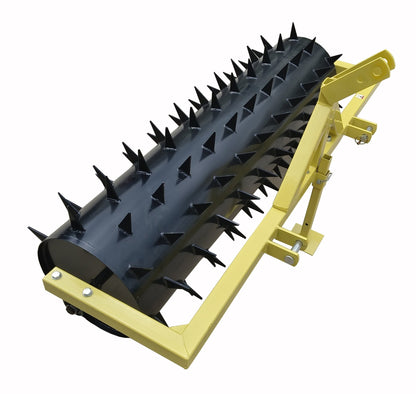 6 FT & 8 FT Tractor Lawn Spike Roller – Heavy - Duty 3 - Point Hitch Aerator Attachment for Soil & Pasture | Models LSBR150 & LSBR180 - with 8 FT Tractor Lawn Spike | Sold by Uncle Wiener's Wholesale