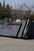 6 FT Skid Steer 4 - in - 1 Combo Bucket Blade – Scoop, Load, Grade & Level | SKU: 2540110 - with | Sold by Uncle Wiener's Wholesale