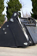 6 FT Skid Steer 4 - in - 1 Combo Bucket Blade – Scoop, Load, Grade & Level | SKU: 2540110 - with | Sold by Uncle Wiener's Wholesale