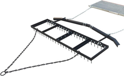 6 Ft Spike Drag Mat with Leveling Bar – Heavy - Duty Steel Mesh Arena & Driveway Drag for ATV, UTV, Tractor – Rust - Resistant Field Drag, 72"x18" - with | Sold by Uncle Wiener's Wholesale