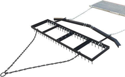 6 Ft Spike Drag Mat with Leveling Bar – Heavy - Duty Steel Mesh Arena & Driveway Drag for ATV, UTV, Tractor – Rust - Resistant Field Drag, 72"x18" - with | Sold by Uncle Wiener's Wholesale