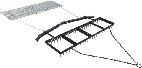 6 Ft Spike Drag Mat with Leveling Bar – Heavy - Duty Steel Mesh Arena & Driveway Drag for ATV, UTV, Tractor – Rust - Resistant Field Drag, 72"x18" - with | Sold by Uncle Wiener's Wholesale