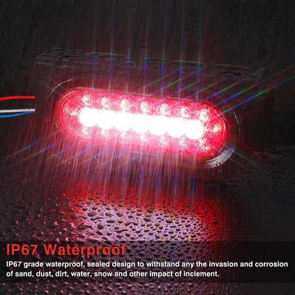 6" Oval LED Trailer Light Kit 2PCS Waterproof Brake Turn Reverse Lights 6INCHO - with | Sold by Uncle Wiener's Wholesale