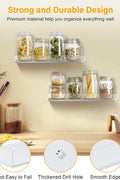 6 - Pack Clear Acrylic Floating Wall Shelves – 15" Invisible Display Storage Racks for Bathroom, Kitchen, Bedroom (Model: B0D5LZ1G42) - with | Sold by Uncle Wiener's Wholesale