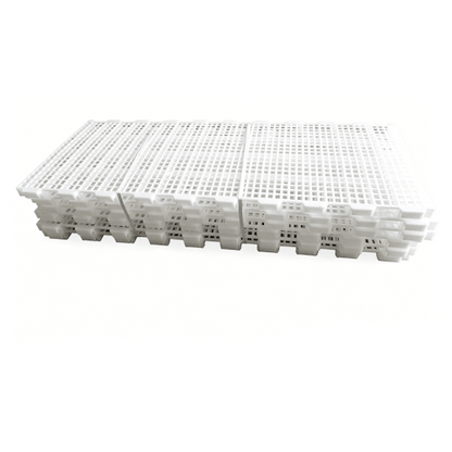 6-Pack Plastic Chicken Slat Floor Mats 47.2" x 19.7" Poultry Coop Flooring Panels for Chickens, Ducks &amp; Farm Use CS12050 - with | Sold by Uncle Wiener's Wholesale