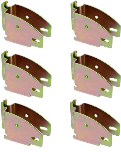 6 Pack Wood Beam Socket E - Track Cargo Trailer Brackets – BS001 - with | Sold by Uncle Wiener's Wholesale